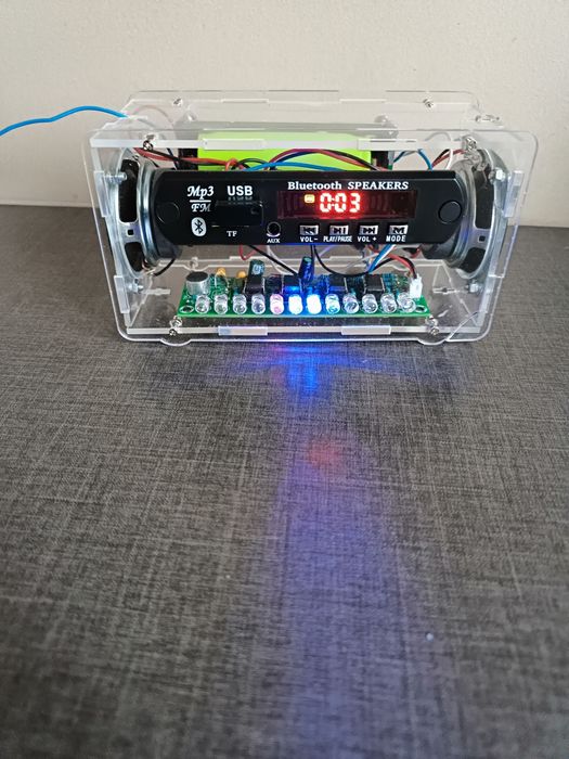 Ciekawy głośnik bluetooth, USB, karta, pilot