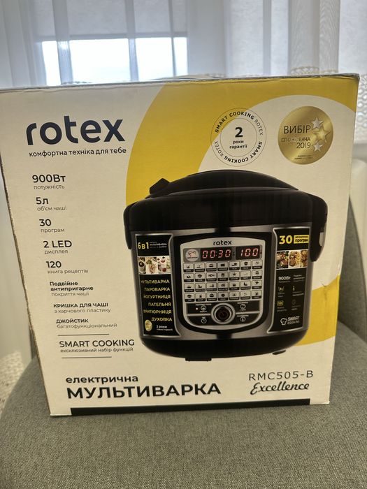 Мультиварка rotex rmc505-b excellence