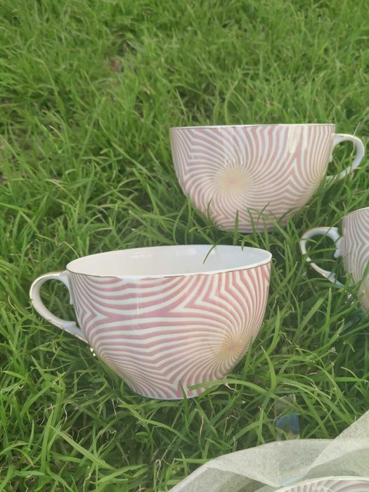 Serwis kawowy porcelana japońska nowy
