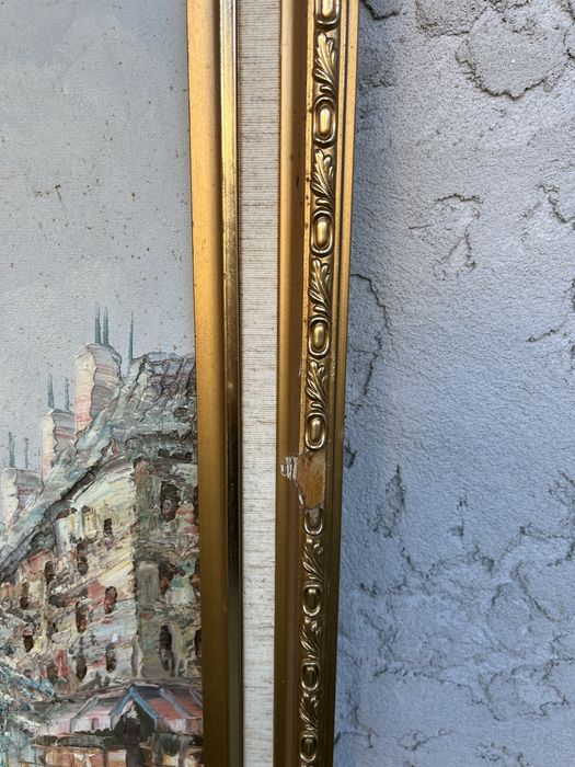 Quadro de uma paisagem em Paris