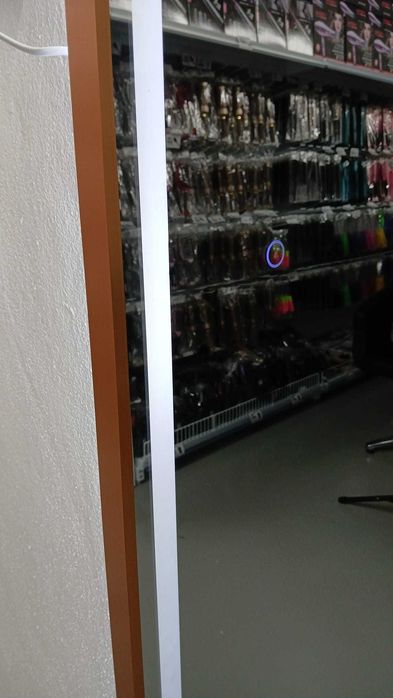 Espelhos Dourados Com Luz Led 1,70M