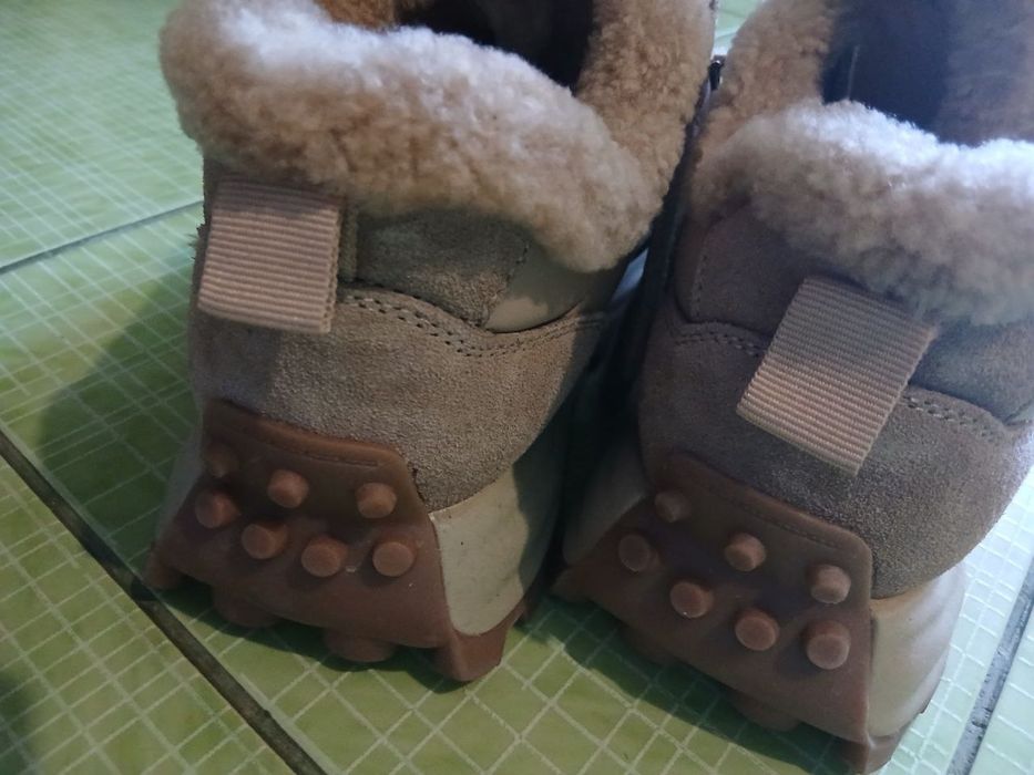 Ботинки зимові .Шкіра.Замш.