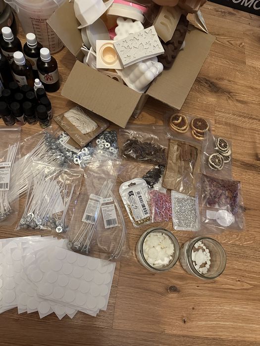 Duży zestaw do robienia świec