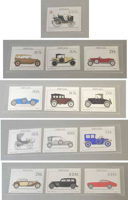 O Automóvel em Portugal - Livro Temático dos CTT.