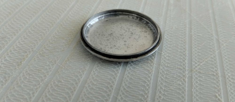 Tampa traseira Rolex Daytona, rosca 31mm inox