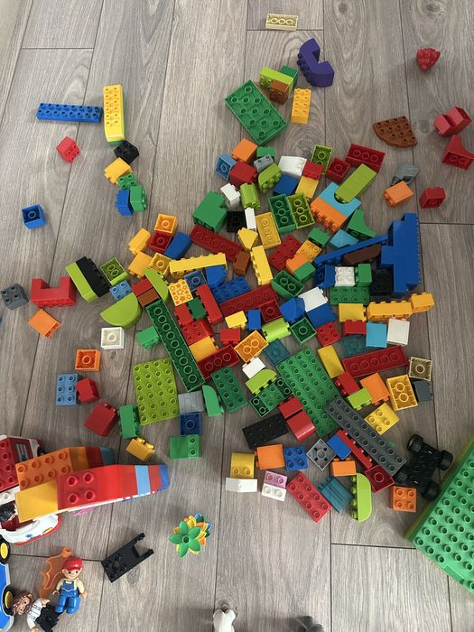 LEGO Duplo mix pojazdy figurki