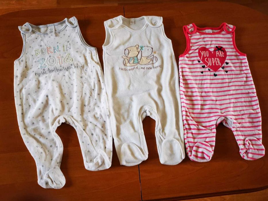 Śpiochy krótki rękaw roz. 68 komplet