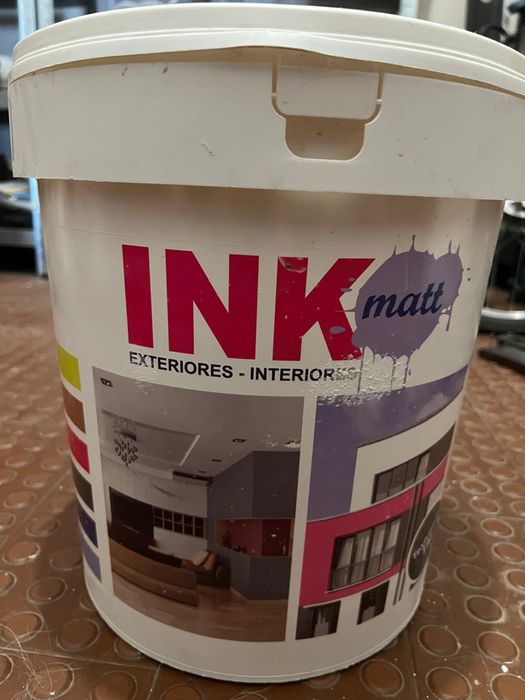 Baldes Tinta Branca 15L (Novos / Selados) - resto de obra