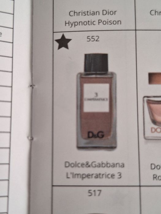 Glantier perfumy 552 Dolce Gabbana L'Imperatrice 3