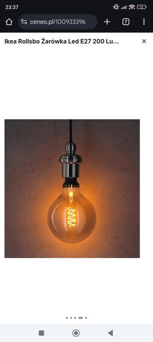 Lâmpada candeeiro IKEA