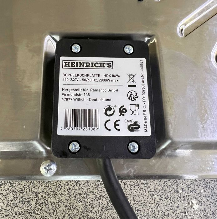 Kuchenka Elektryczna HEINRICH HDK8696