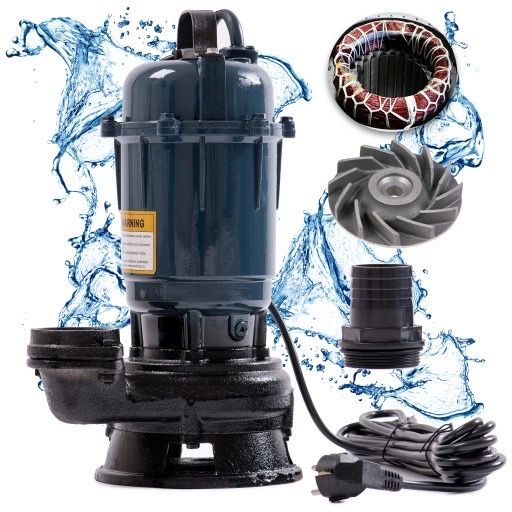 MOCNA Pompa Do SZAMBA z rozdrabniacz nożem do brudnej wody ścieków