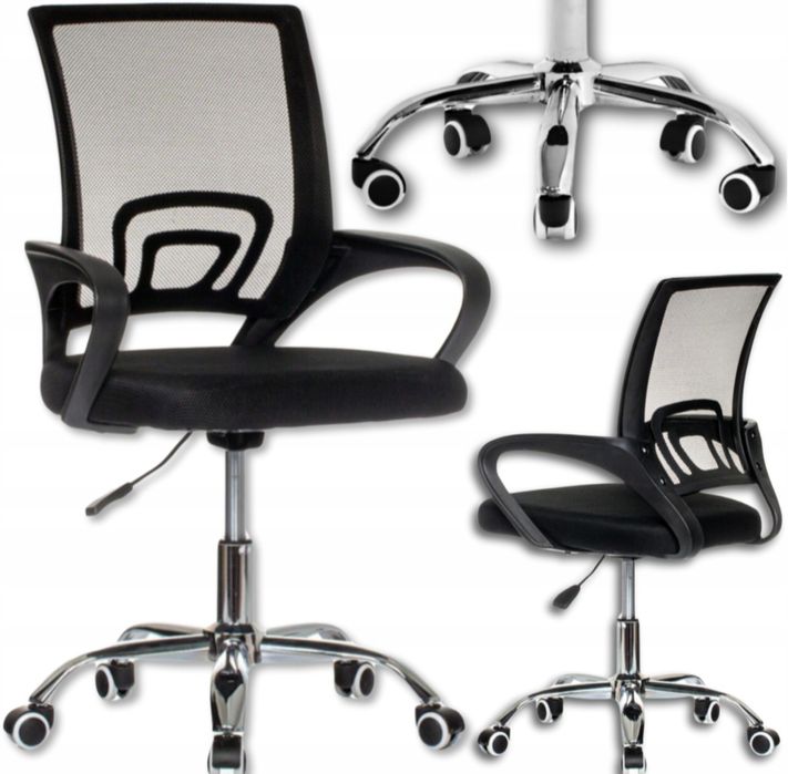 Krzesło biurowe czarne