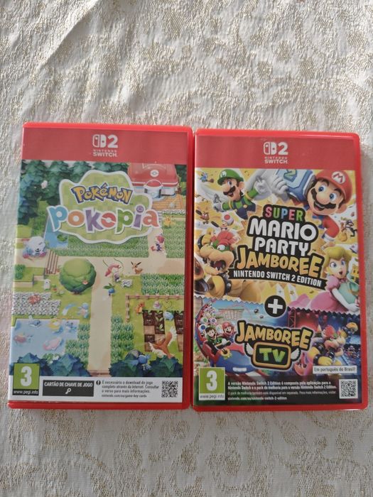 Pokémon Pokopia e Mario Party Jambori +TV Nintendo switch 2