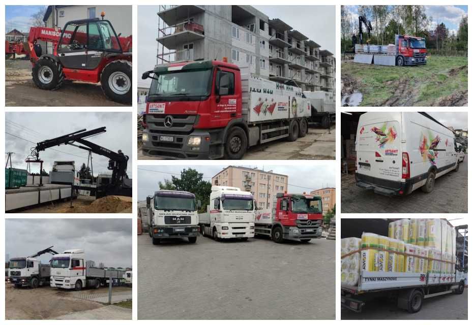 Usługi transportowe MANITOU, TIR, HDS, BUS, TAXI bagażowe