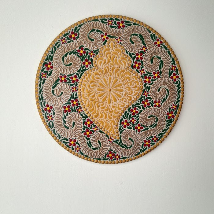 Mandala com coração de Viana 30cm