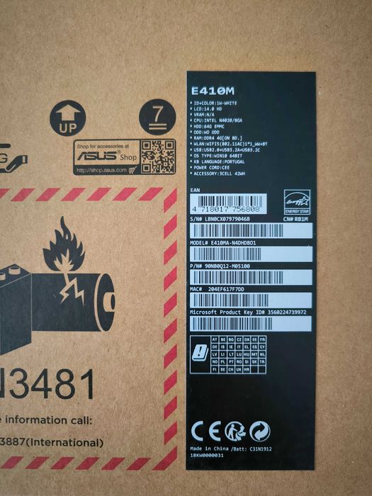 Vendo Portátil Asus E410M