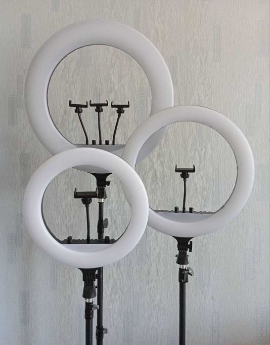 Оригинальная кольцевая лампа для визажиста лампа бровиста штатив 6889