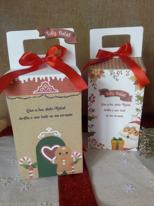 Caixas oferta para o Natal