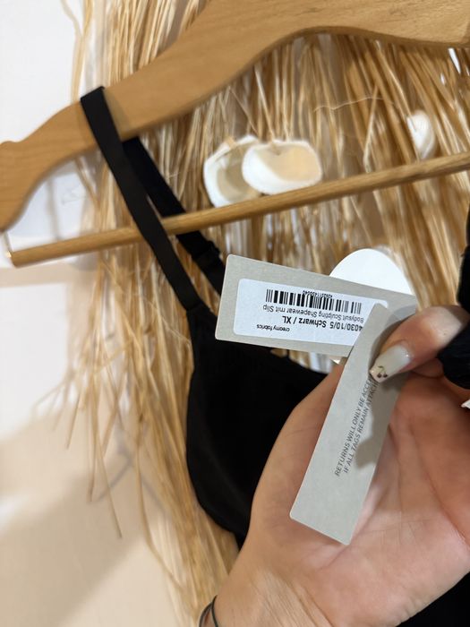 Nowe czarne body modelujące Creamy Fabrics r.XL