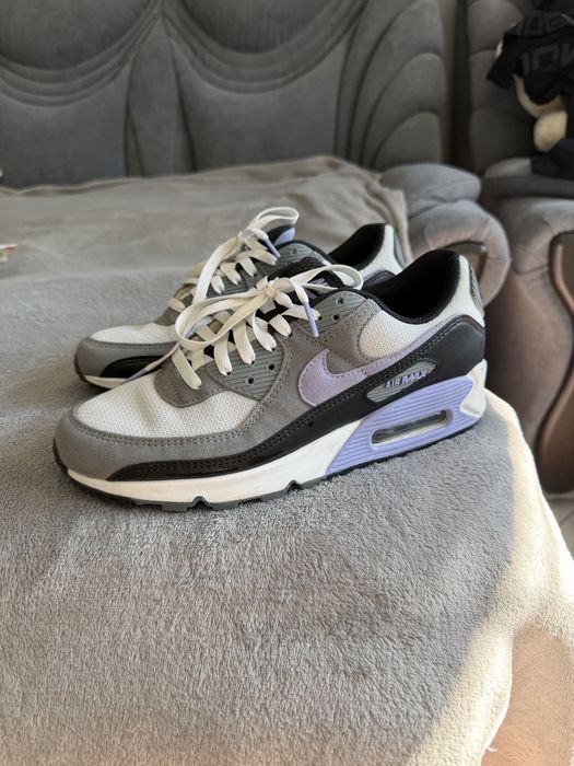 Nike Air Max 90 Серый Фиолетовый