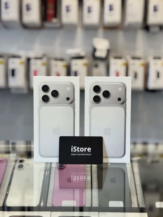 NOWY iPhone 17 PRO • 256 GB • Silver • GWARANCJA • srebrny •