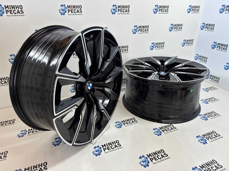 Jantes Look BMW em 21 (5x112) preto e polido