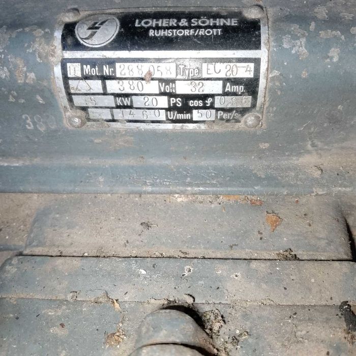 Silnik 15kw plus włącznik gwiazda trójkąt