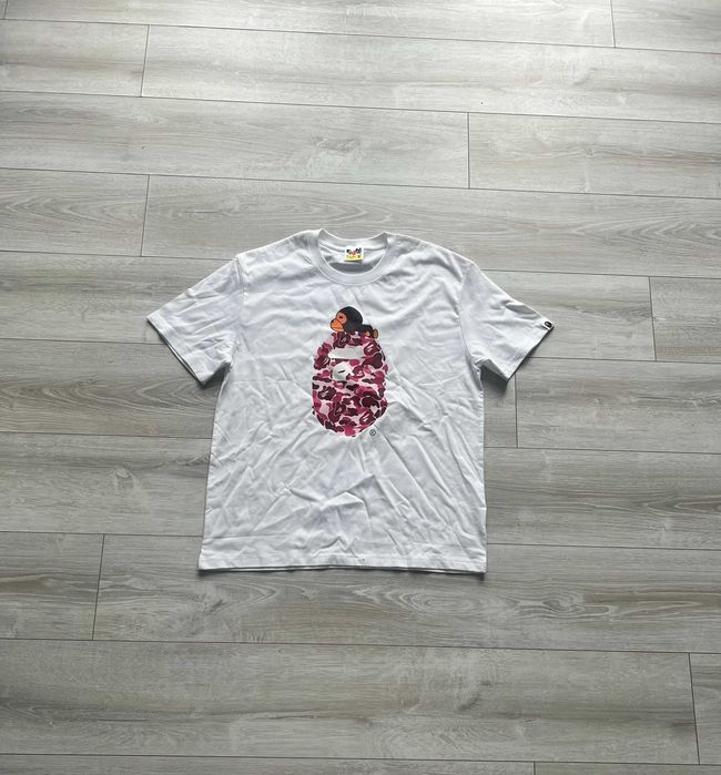 Koszulka Bape Camo Milo Różowa