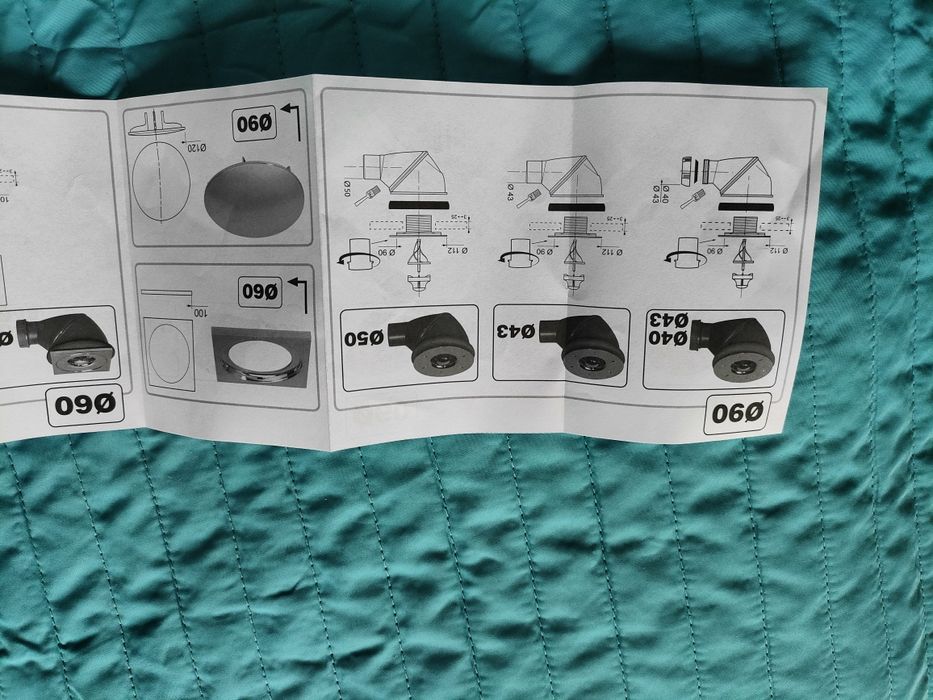 Nowy francuski syfon brodzikowy 90