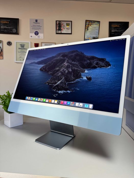 Моноблок Apple iMac21,1/ M1/ 8Gb/ 256Gb SSD/ 24" 4.5k/2021р. Гарантія