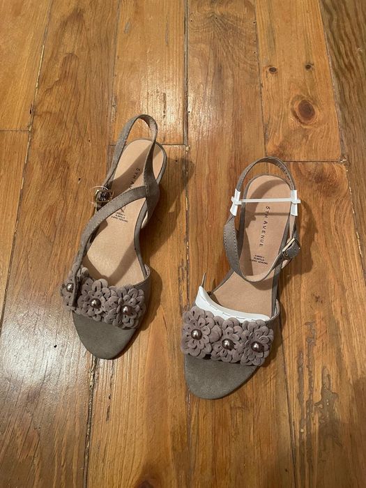 Sandálias de camurça