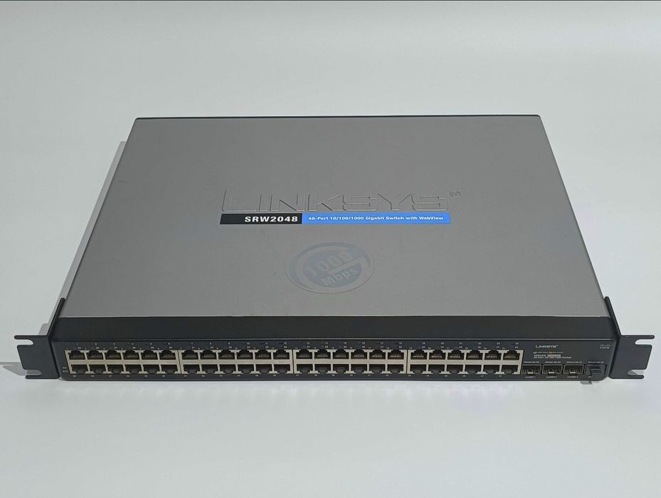 Switch Cisco LinkSys SRW2048 | 1000Mbps | 1 Gigabit | 48 + 4 porty |