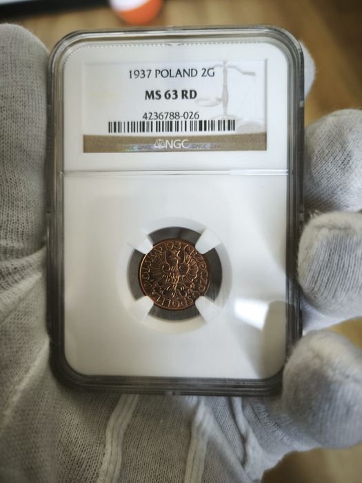 2 gr 1937 NGC MS63RD