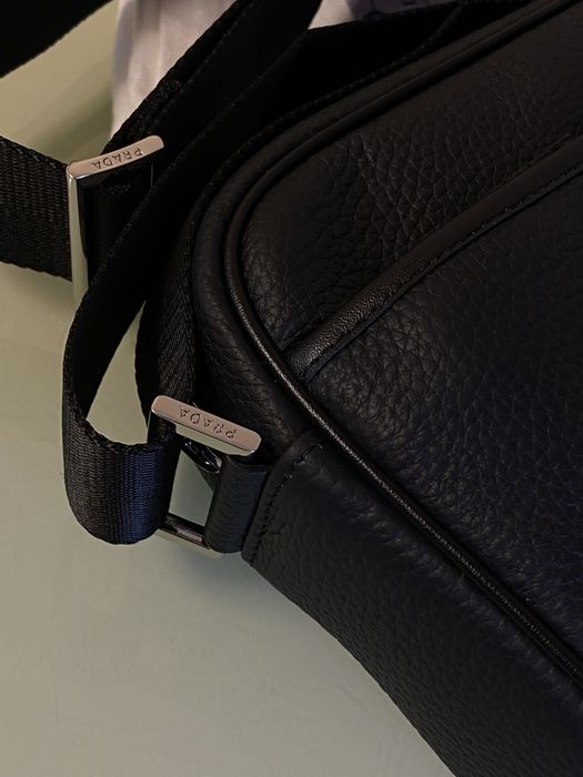Prada Leather Shoulder Messenger Bag
