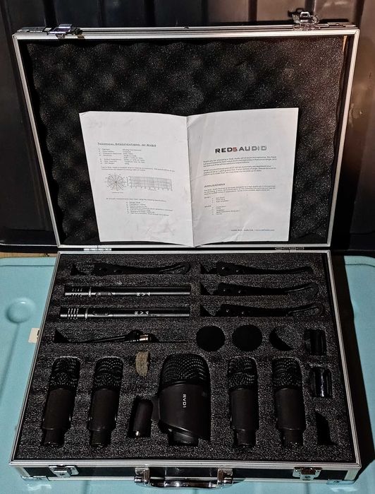 Kit 7 microfones RED5 Audio