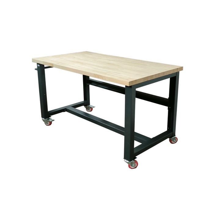 Stół warsztatowy mobilny na kółkach 152cm szerokości metalowy polski
