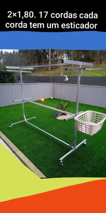 Estendais novos galvanizados com rodas, apartir de 80€