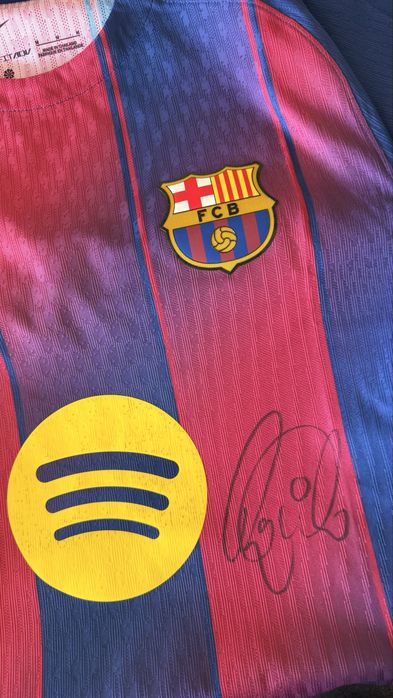 Camisola Raphinha Barcelona ver Jogador DRI-FIT Autografada nova