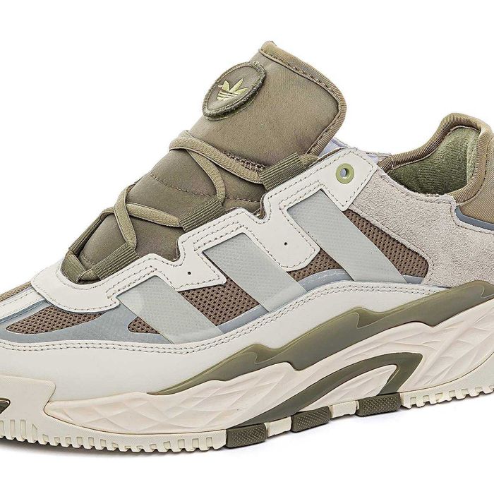 Мужские кроссовки Adidas Niteball "Beige/Khaki" Размеры 40-45