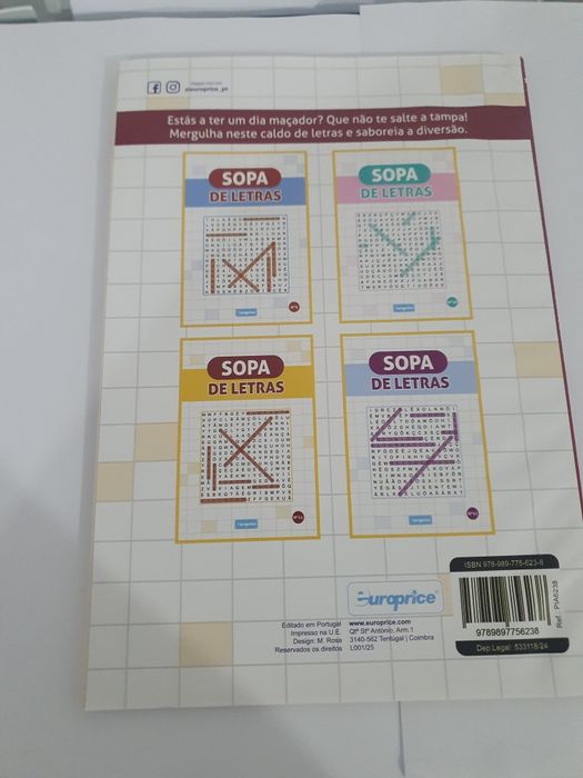 Sopa de letras  novo