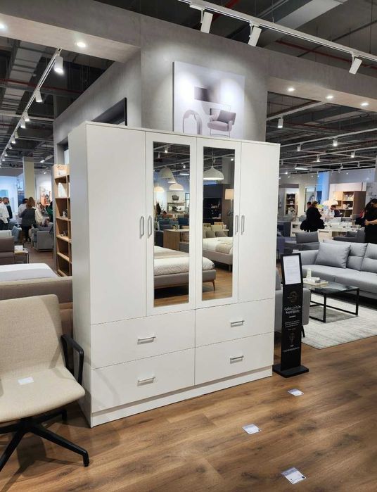 PREÇOS INCRIVEIS ROUPEIRO COM 4 PORTAS COM ESPELHO NOVO ENVIO GRATITO PAGA NA ENTREGA