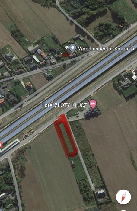 Działka budowlana usługowa Trojaczkowice