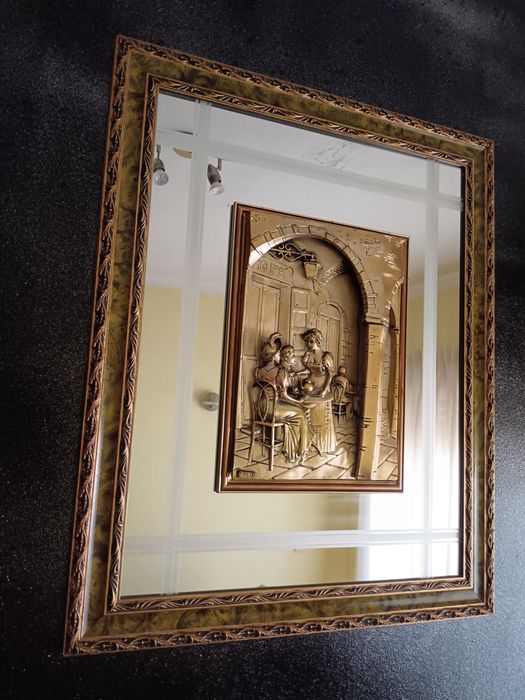 Quadro Italiano Colecionável Antiguidade
