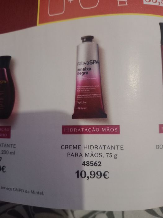 Crema mãos ameixa negra