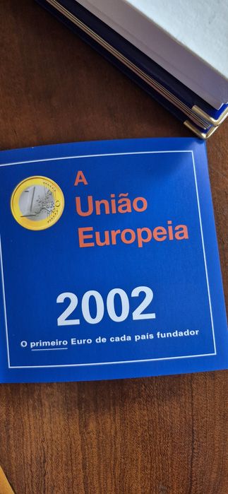 Coleção de moedas do primeiro euro de cada país fundador
