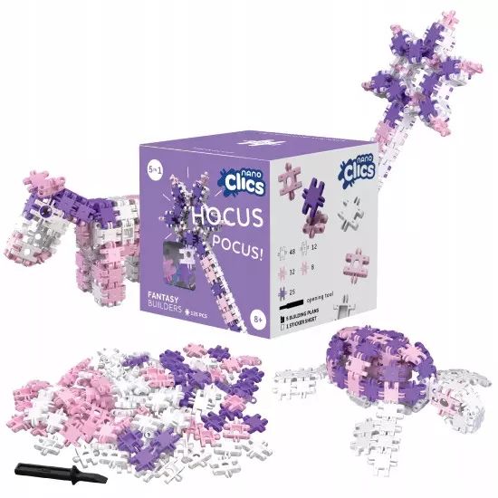 Ekologiczny zestaw Nano Clics Fantazja 125 szt.. Clics. Nowy Produkt