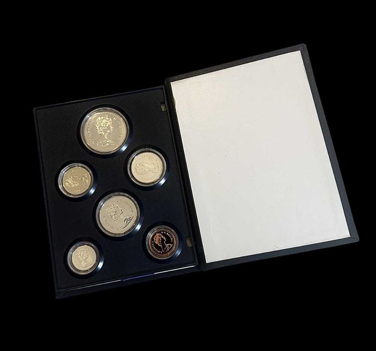 Estojo Oficial - 6 Moedas - 1987 - Royal Mint - Proof