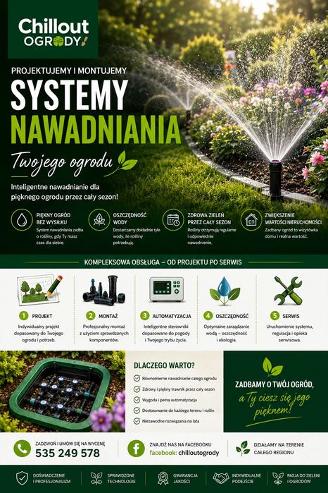 Systemy nawadniania i zakładanie ogrodów