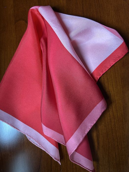 Шовкова хустка 100% шовк платок 45 на 45
